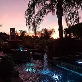 Beverly Hills talavera tile pool and spa