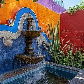 Culver City Spanish fountain grotto