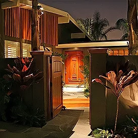 Hollywood Hills front entry