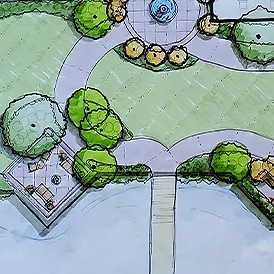 Montecito garden plan