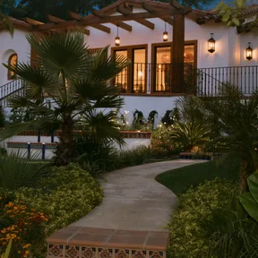 Rolling Hills Estates guest house garden
