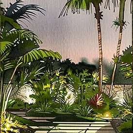 Trifuno Canyon garden